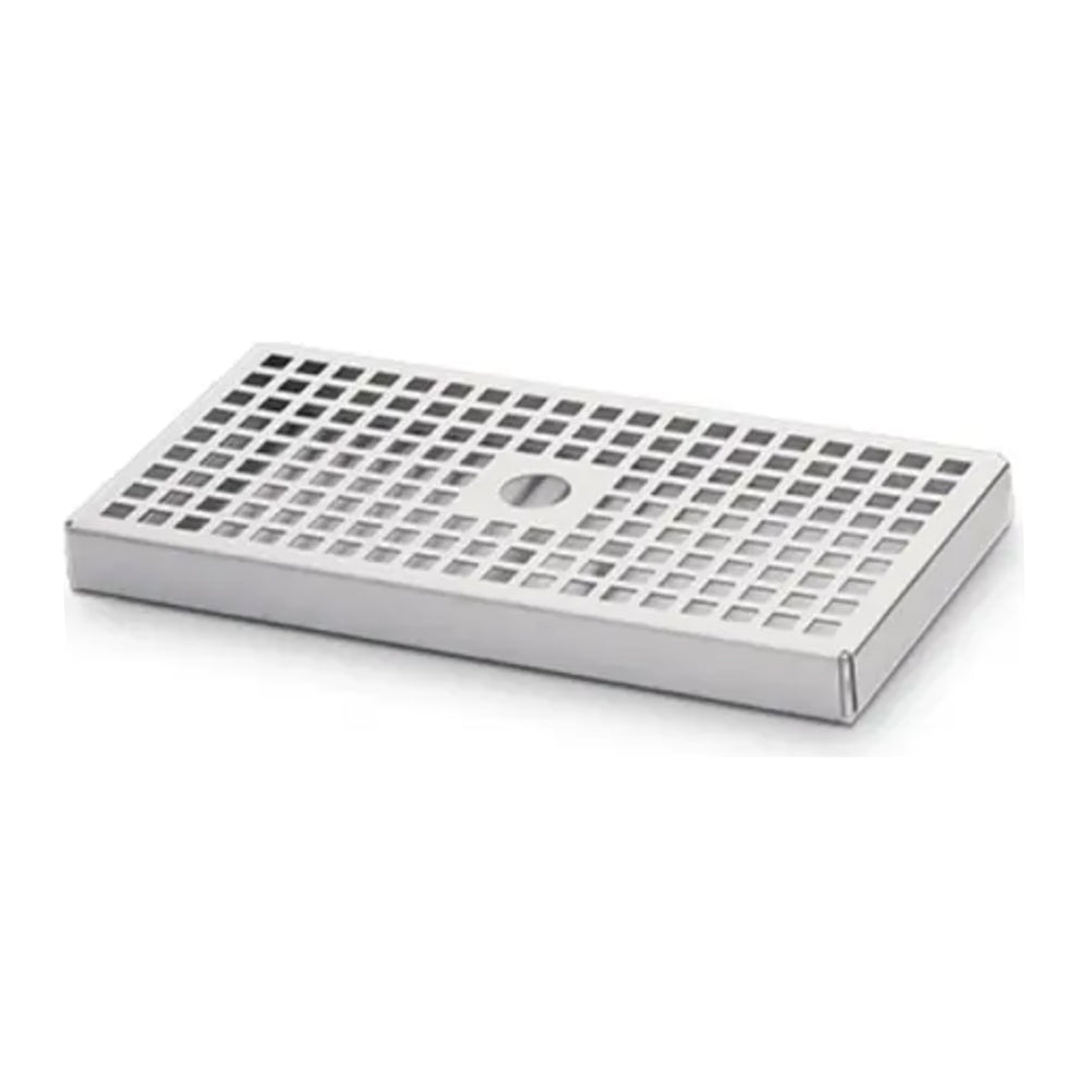 White Heatrae Sadia rectangular No Waste Drip Tray on white background